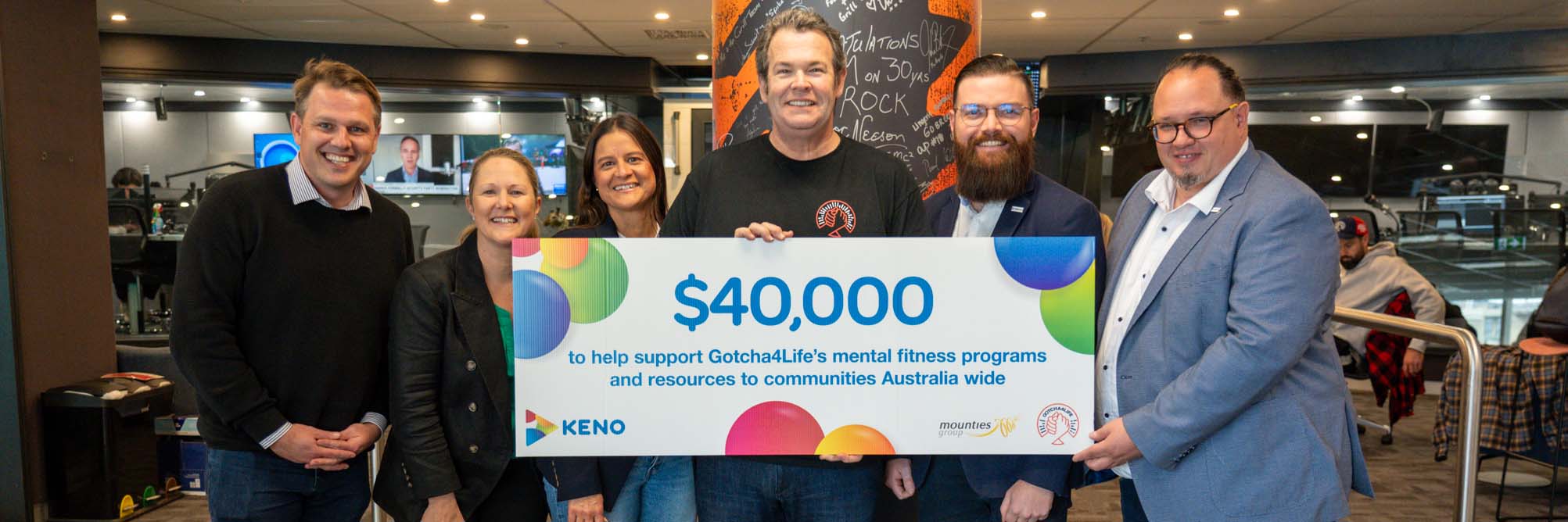 Keno supports Gotcha4Life and better mental health  Hero Image