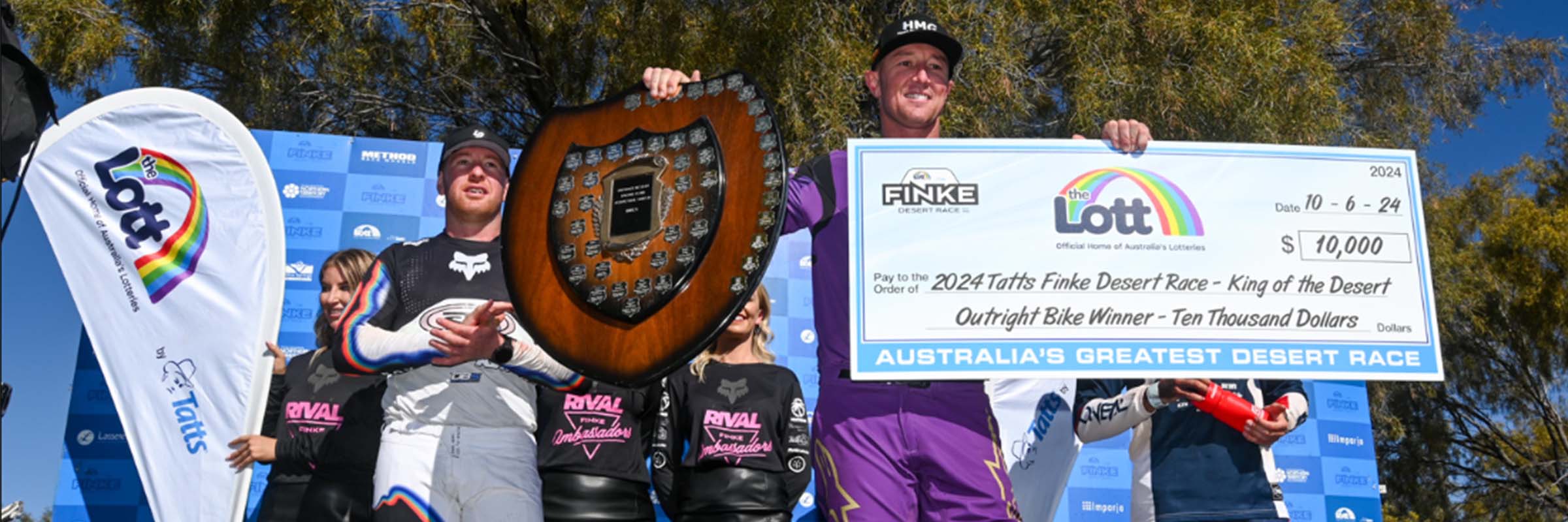 Our 25 years helping drive NT’s Tatts Finke Desert Race Hero Image