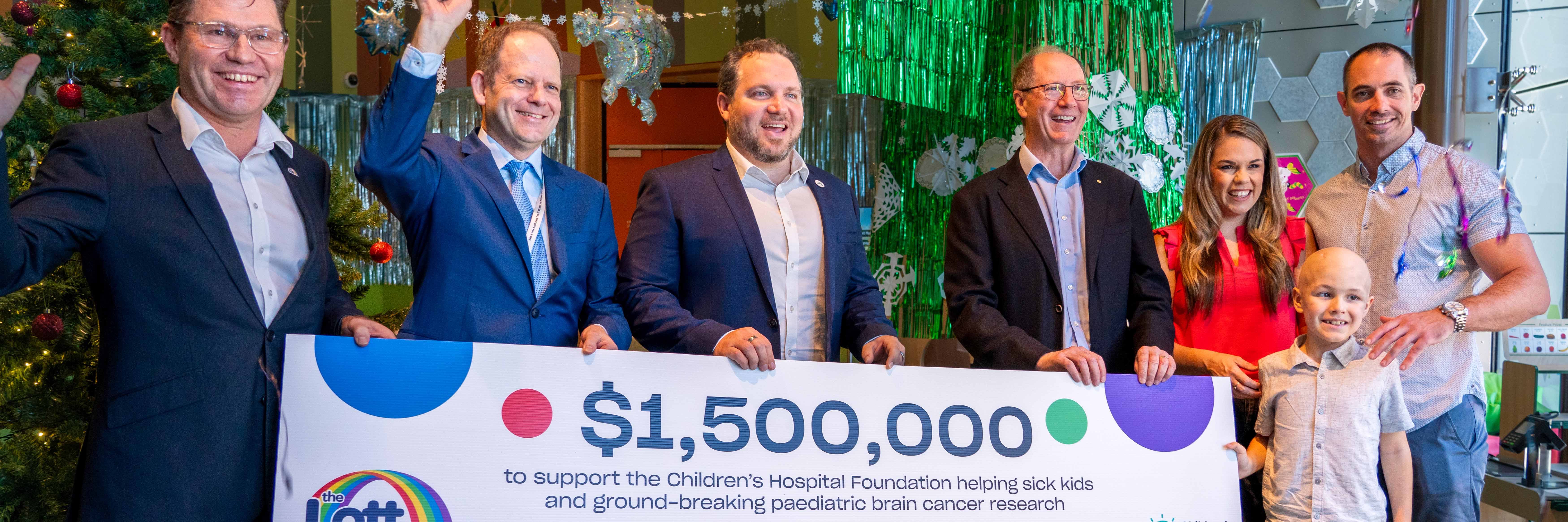Our $1.5m to support sick children and paediatric brain cancer research  Hero Image