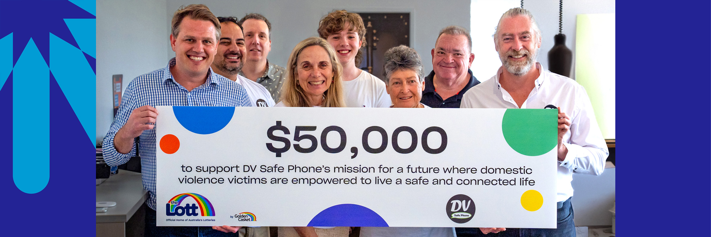Answering the call from DV Safe Phone  Hero Image