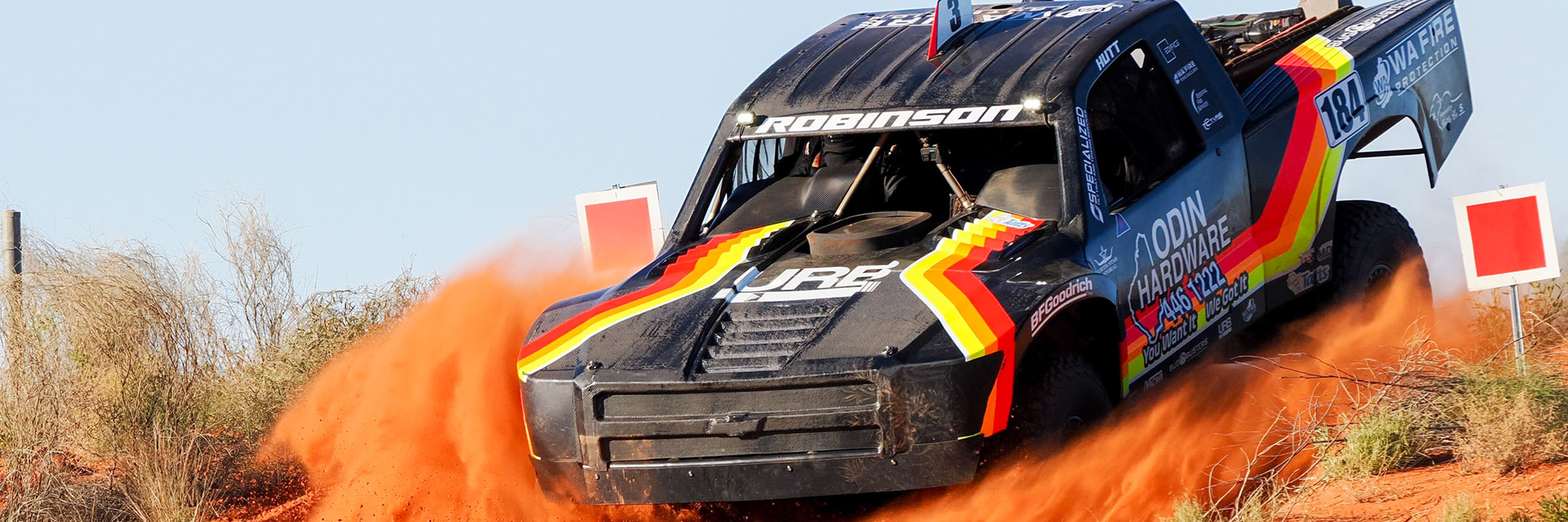 Tatts Finke Desert Race driving connection and community  Hero Image